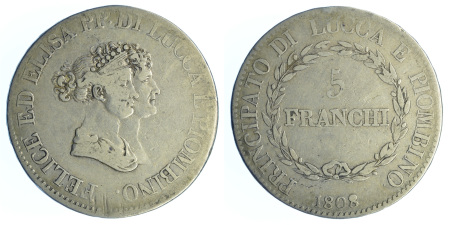 Lucca & Piombino 1808 Ag 5