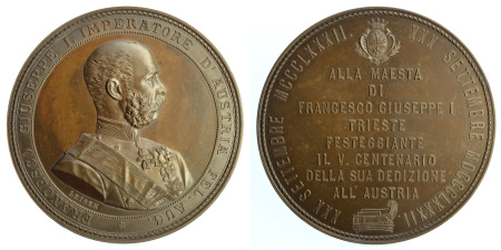 AE Medallion, 1882, 500 year commemorative