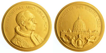 Italy AE Medallion 1950; Jubilee of