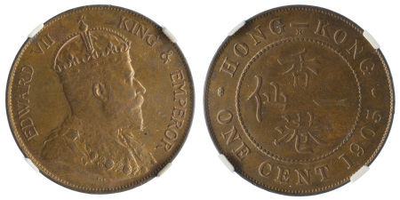 Lot 94 - 1905H Cu 1 Cent, Edward VII | Online Auction 7 | Numisor SA
