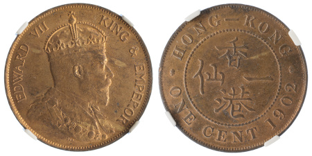 1902 Cu 1 Cent, Edward VII