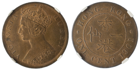 1901 Cu 1 Cent, Queen Victoria