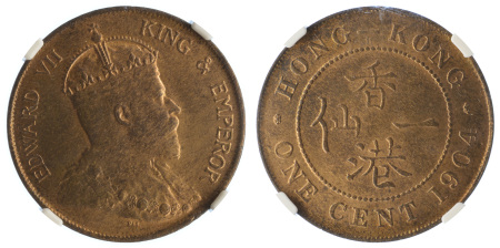 1904H Cu 1 Cent, Edward VII