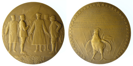USA 1920, AE medallion for visit