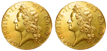 Great Britain 1741 (Au) Five Guineas