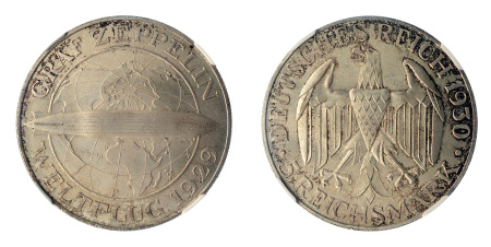 Germany 1930 F (Ag) 5 Reichmarks