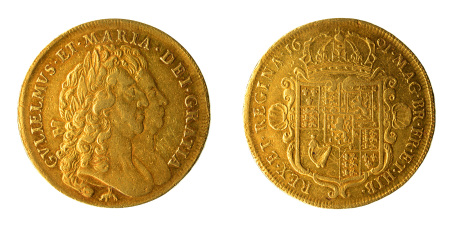 Great Britain (England) 1691 (Au) Five