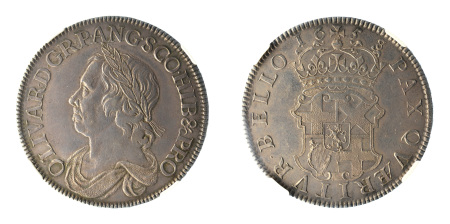 Great Britain (England) 1658/7 (Ag) Crown