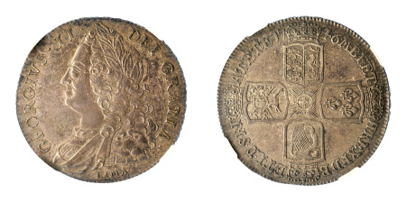 Great Britain 1746 "Lima" (Ag) Crown;