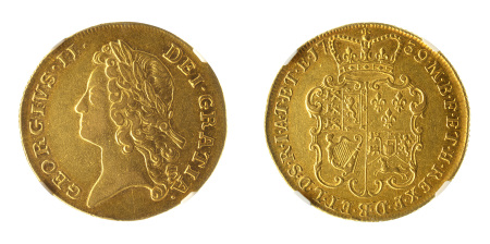 Great Britain 1739 (Au) 2 Guineas