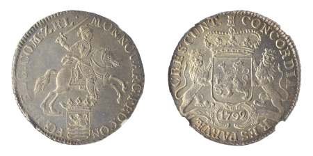 Netherlands, Zeeland 1792/1 (Ag) 1 Ducaton