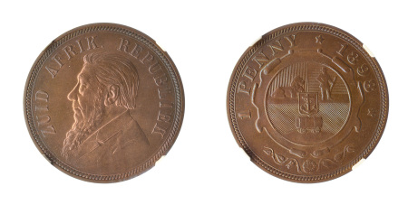 South Africa 1898 (ZAR) (Cu) Penny