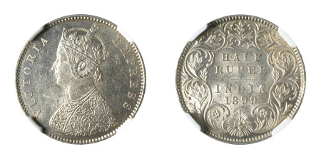 India (British) 1899 C (Ag) 1/2