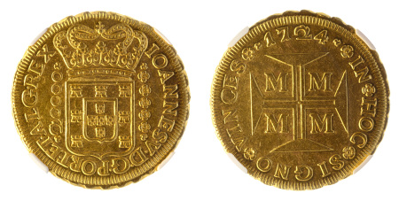 Brazil 1724 M (Au) 20'000 Reis