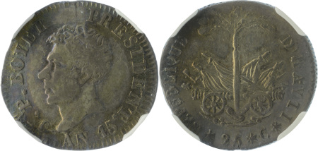 AN 15 (1818) Ag 25 Centimes