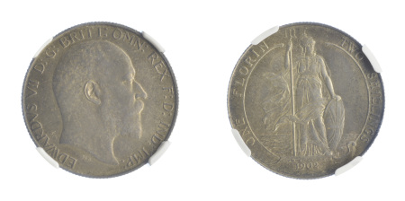 Great Britain 1902 Ag 2 Shillings