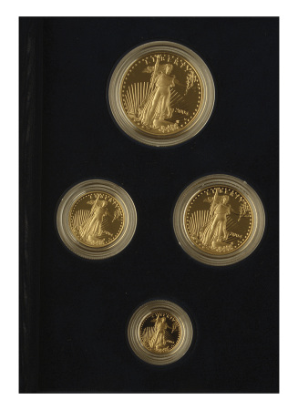 USA 2004 Gold Bullion Eagle Proof Coin Set