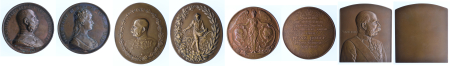 Austria Franz Josef I Commemorative Medallions (4) 1830-1916