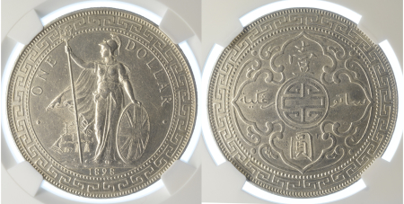 GB/China 1898B Ag Trade Dollar