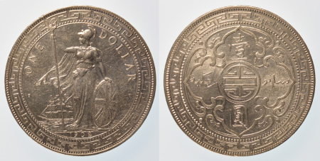 China / GB 1902B Silver Trade Dollars (x2)