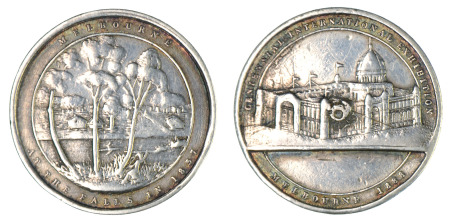 Australia 1888 Ag Medallion for Melbourne Centennial