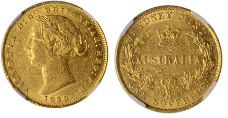 Australia Sydney 1859 - Sovereign *AU 58*