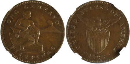Philippines, 1912, 1 Centavo, CU *MS 65 BN*