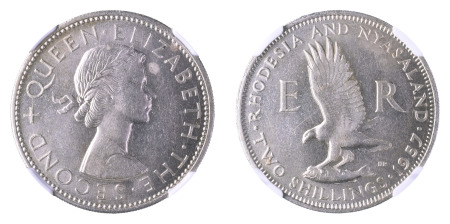 Rhodesia 1957 Two Shillings MS 62