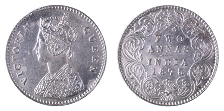 India (British) 1875 (c); 2 Annas