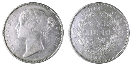 India (British E.I.C.) 1840 (m); Rupee