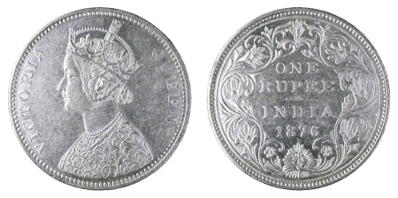 India (British) 1876 (b) Dot; Rupee