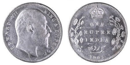 India (British) 1905 B; Rupee
