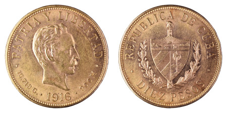 Cuba 1916; 10 Pesos