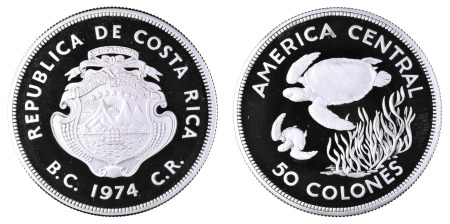Costa Rica 1974; 50 Colones