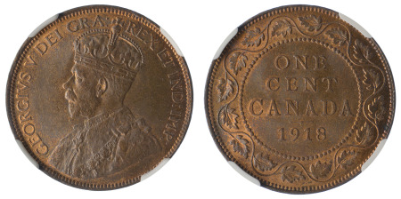 Canada 1918 Ae 1 Cent, George V