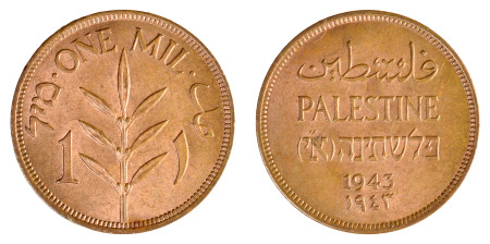 Palestine 1943 Cu Mil