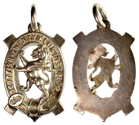 Scotland 1872 Boxed "Scottish Twenty Club" Medal 