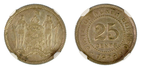 British North Borneo 1929H British North Borneo 25 Cents *AU DETAILS*