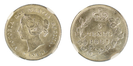 Canada 1888 5 Cents *MS 63*