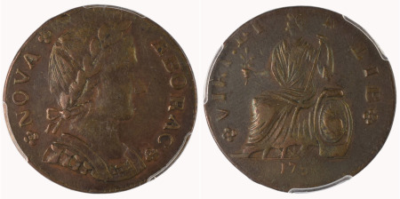 USA 1787 Colonial Cu Nova Eborac Copper 1 Cent *PCGS*