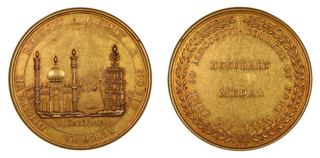 India 1816 (Au) Fort William College Gold Award for Languages