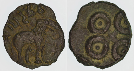 India 131-159AD (Ae) Karshapana