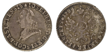 Switzerland, Basel 1788 (Ag) 12 Kreuzer