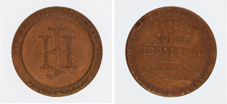Great Britain c.1820 (Cu) Penny Token, J.Henry, London Coin Dealer