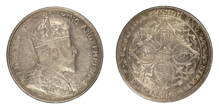 Straits Settlements 1904B Ag Dollar, Edward VII