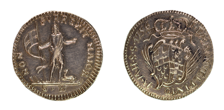 Malta 1756 Ag Medal/Souvenir of a Silver example 10 Scudi
