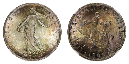 France 1898 Ag 2 Francs