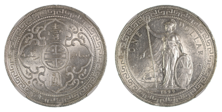 China/Great Britain 1899B Ag Trade Dollar