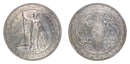 China/Great Britain 1930B Ag Trade Dollar