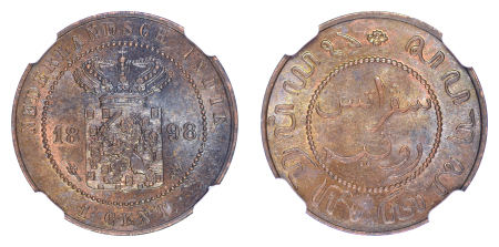 Netherlands East Indies 1898 Cu Cent